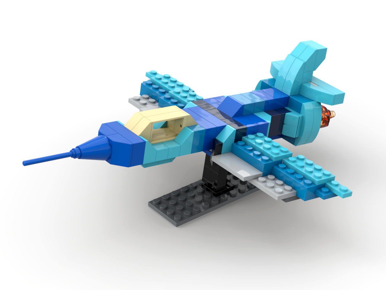lego classic 10698 airplane